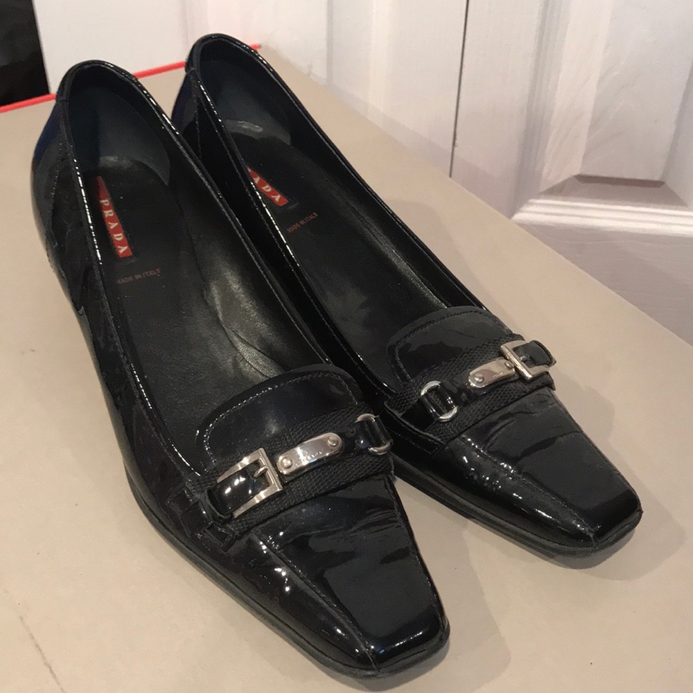 Prada Black Patent Leather Women’s Shoes